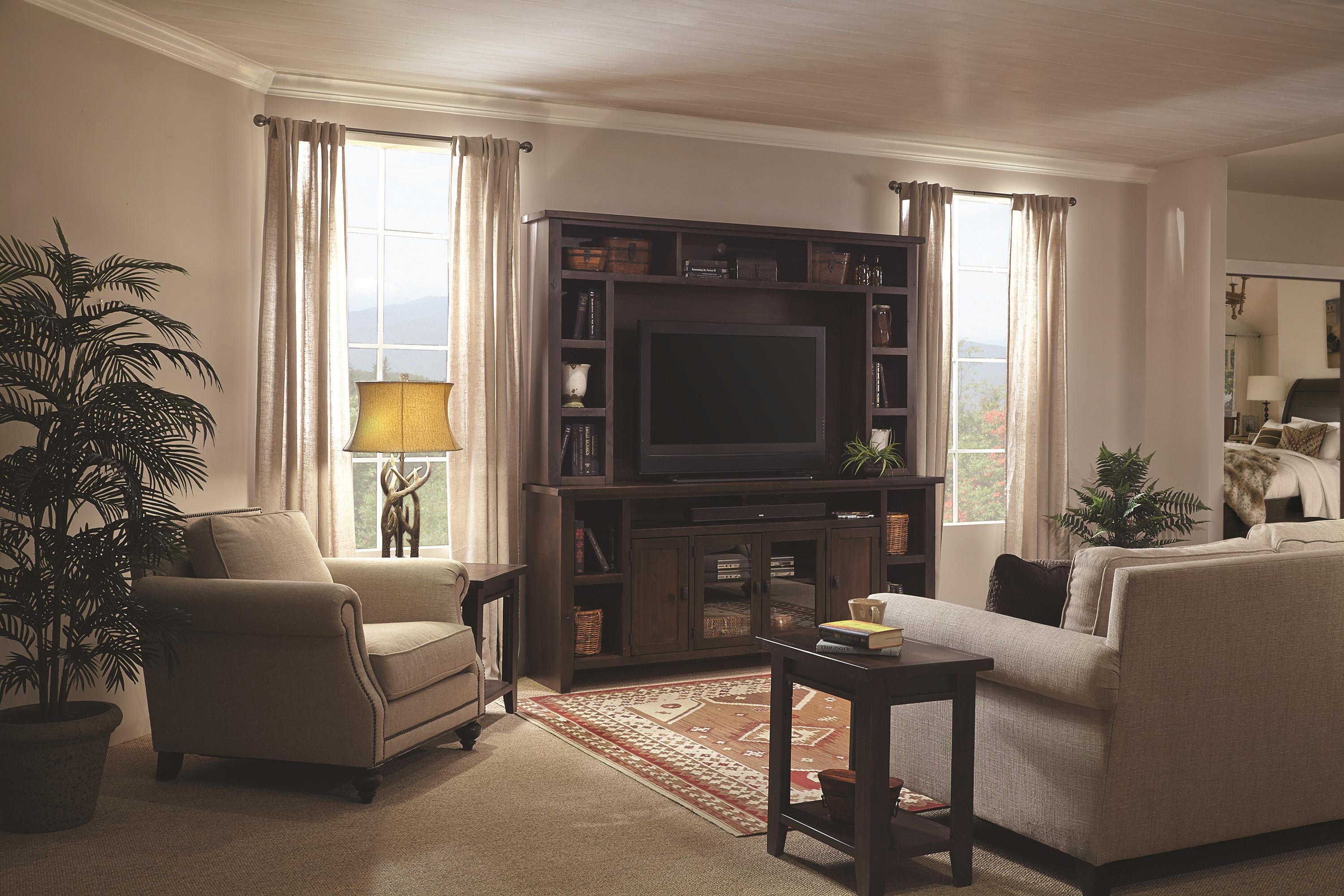 Aspenhome Alder Grove DG913TOB Chairside Table with Shelf Becker